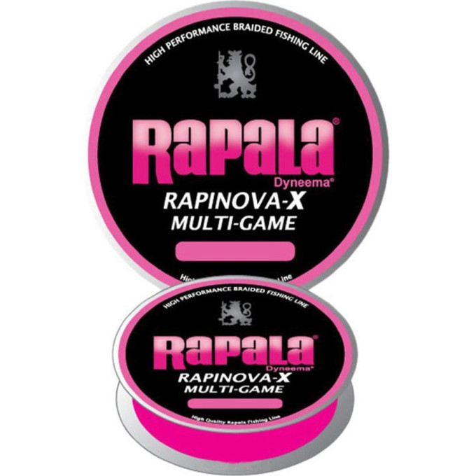 Леска плетеная RAPALA Rapinova-X Multi Game RLX150M10PK